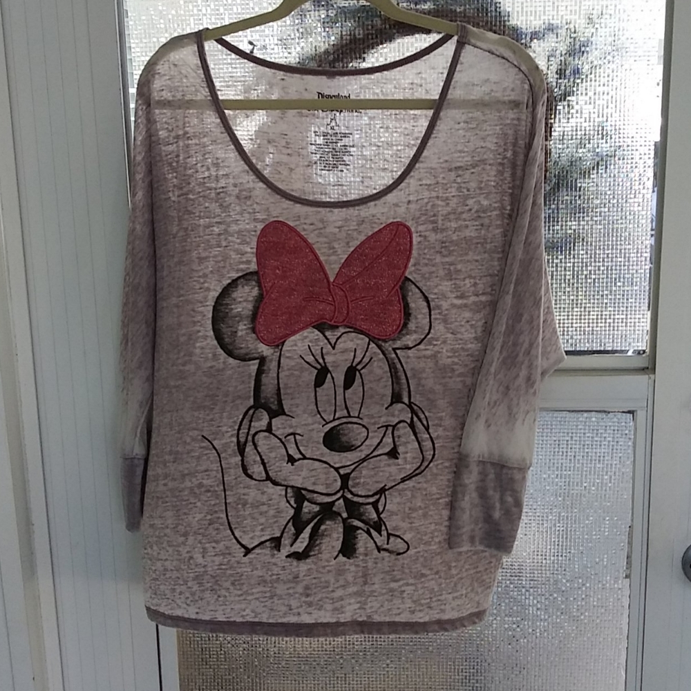 Minnie Mouse xl womans long sleeve top